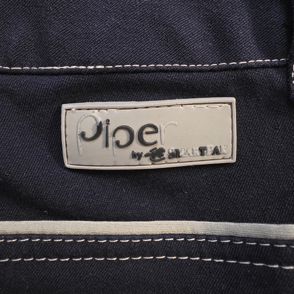 Piper by SmartPak Navy Riding Breeches 28R Knee Patch Equestrian Pants Schooling - Picture 7 of 8